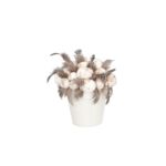 Dekoracja Wielkanocna z piórkami