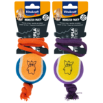 Zabawka dla psa Monster piłka na sznurku