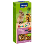 Kolba dla królika Kracker 2 sztuki owoce leśne/czarny bez Vitakraft