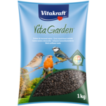 Karma dla ptaków ogrodowych VITA GARDEN słonecznik czarny 1kg