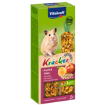 Kolba dla chomika Kracker 2 sztuki owoce/płatki owsiane Vitakraft