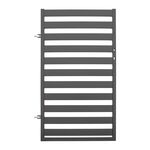 Furtka Dorian ocynk RAL7016 struktura 90 x 154 cm z elektrozaczepem dostosowana do pochwytu uniwersalna