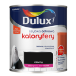 Farba akrylowa Dulux Szybka Odnowa Kaloryfery 0,75 l – czarny