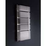 Grzejnik łazienkowy Irys 50 x 77,6 cm biały 9016 błyszczący 1, 4, 5, 8 ENIX