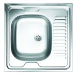 Zlewozmywak stalowy Tango dekor 60 x 60 cm Deante