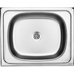 Zlewozmywak stalowy Techno dekor 50 x 40 cm Deante