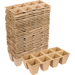 Doniczki papierowe 6 x 6 x 6 cm, 8 komórek, 30 sztuk