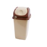 Kosz Slim 8/10 l srebrny beż