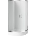 Kabina FUNKIA półokrągła szkło szronione 90 cm