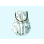 Lampion 35 cm biały