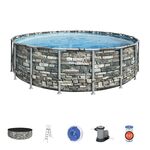 Basen stelażowy Ø549 x 132 cm z akcesoriami Bestway