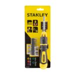 Wkrętak z grzechotką i zestawem końcówek Stanley