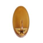 Wieszak owalny wąski przezroczysty Malva