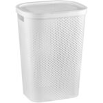 Kosz na bieliznę Infinity Recycled Biały 60L