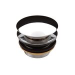 Korek click - clack okrągły duży do brodzika