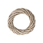 Wianek wiklinowy 40 x 8 cm szary