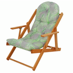 Leżak Borneo liście