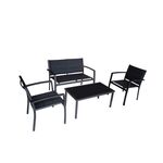 Zestaw kawowy Bari czarny