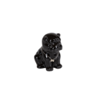 Figurka ceramiczna Pies 13 x 10 x 14 cm czarny