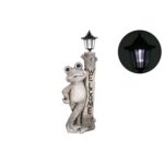 Lampa solarna figura żaba 60 cm