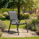 6 x Fotel ogrodowy Endo czarny