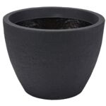 Donica Stone Ø70 x 27 cm antracyt/jasny szary