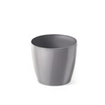 Osłonka-doniczka MAGNOLIA 15,5 srebrny metalik Lamela