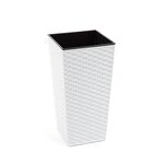 Doniczka FINEZJA 35 x 35 rattan biały Lamela