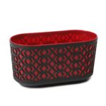 Skrzynka AZTEK 60  korpus czarny + wkład  czerwony Lamela