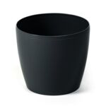 Osłonka-doniczka MAGNOLIA 25 czarny Lamela