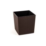 Doniczka JUKA 30 x 30 rattan mokka Lamela