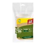 Kubki z trzciny cukrowej zielony dom 6 szt.