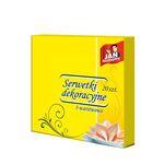 Serwetki dekoracyjne żółte 40 x 40 20 szt.