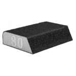 Gąbka ścierna 98 x 25 x 68 mm K80 skośna GRAPHITE