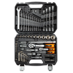 Klucze nasadowe 1/4", 1/2", zestaw 77 szt., CrV NEO