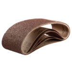 Pasy bezkońcowe 75 x 533 mm, K60, K80x2, K100x2, K120, zestaw 6 szt, VERTO