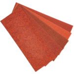 Papier ścierny 93 x 230 mm, K60, K80, K100x2, 120, 180, zestaw 6 szt, VERTO