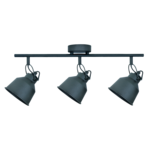 Spot Polux NIKO 3xE14 czarny mat