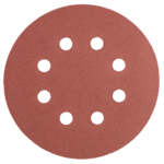 Krążki ścierne 125 mm, K240 5 szt,, z 8 otworami GRAPHITE