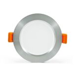 Oprawa LED POLUX VENUS 7 W okrągła srebrna połysk