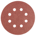 Krążki ścierne 125 mm, K80, 5 szt,, z 8 otworami GRAPHITE