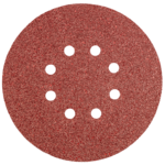 Krążki ścierne 150 mm, K40, 5 szt,, z 8 otworami GRAPHITE