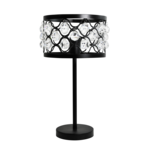 Lampa stołowa IL MIO VEJLE 1xE27 okrągła czarna