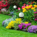 Lampa solarna PC POLUX KULA 10 cm biała