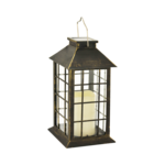 Lampa solarna POLUX latarenka patynowa