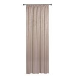 Zasłona z taśmą YORK 140 x 260 cm cappuccino