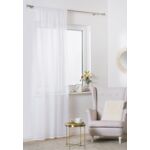 Firana z taśmą PEROLA 140 x 260 cm biały