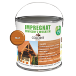 Impregnat żywiczny z woskiem Teak 2,5 l Colorit Drewno