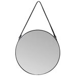 Lustro wiszące PERITO 60 cm czarne