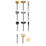 Akcesoria do miniszlifierki szczotki druciane filce zestaw 15 szt,